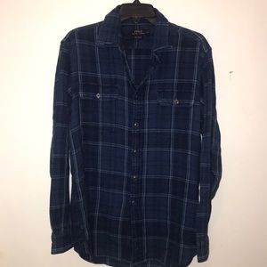 Polo Ralph Lauren Blue Plaid Flannel